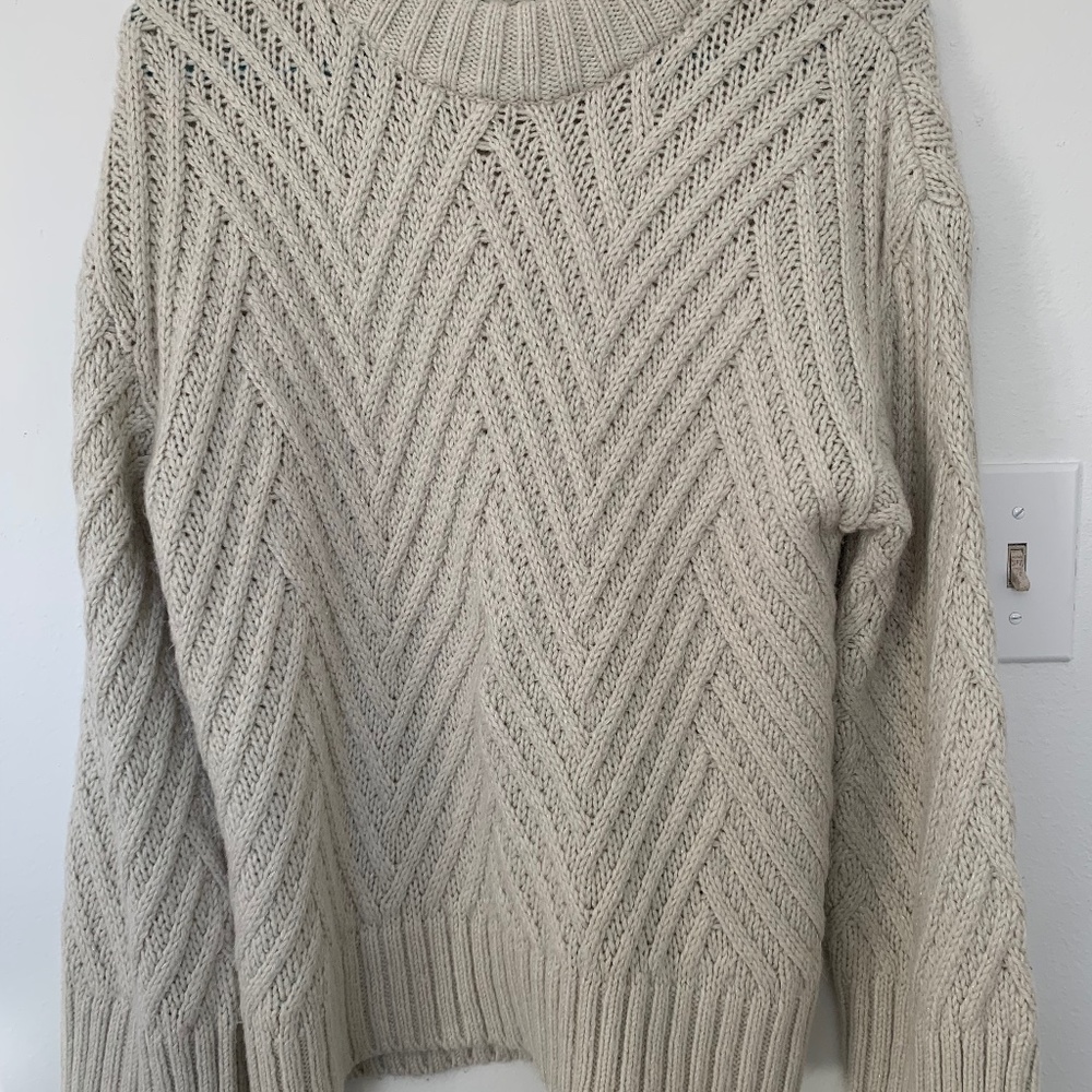 Cream chunky sweater